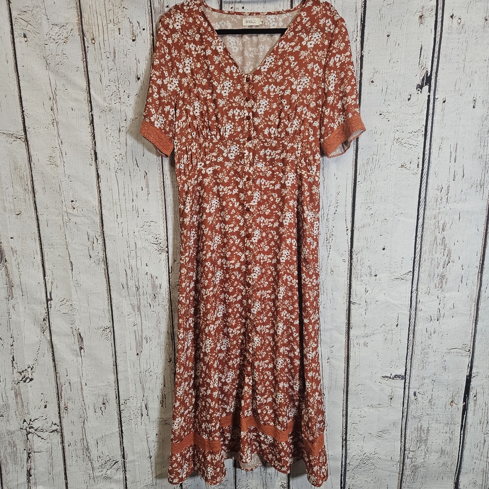 Roolee floral maxi dress